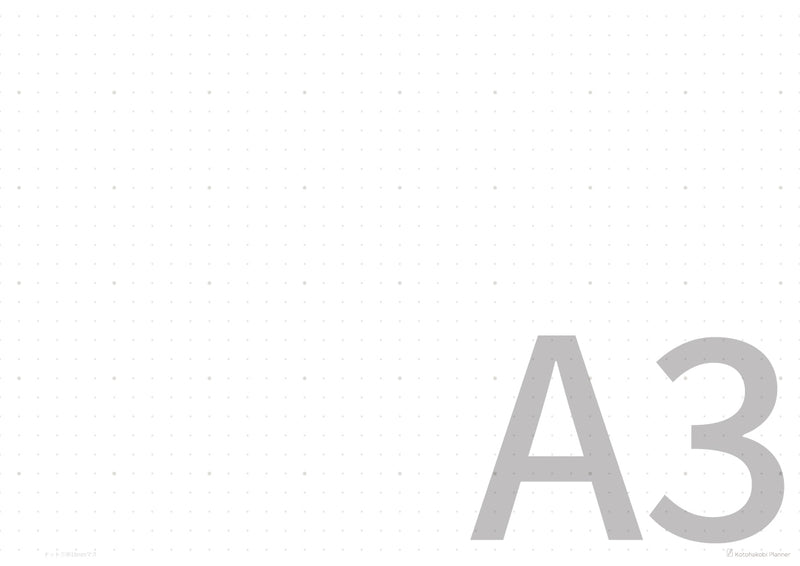 無料DL･A3横-全面 / ホワイト / 全6種セット