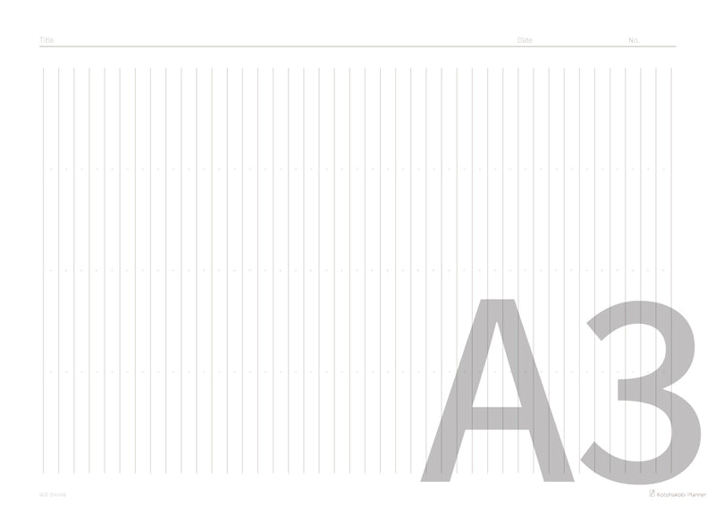 無料DL･A3横-縁あり / ホワイト / 全19種セット